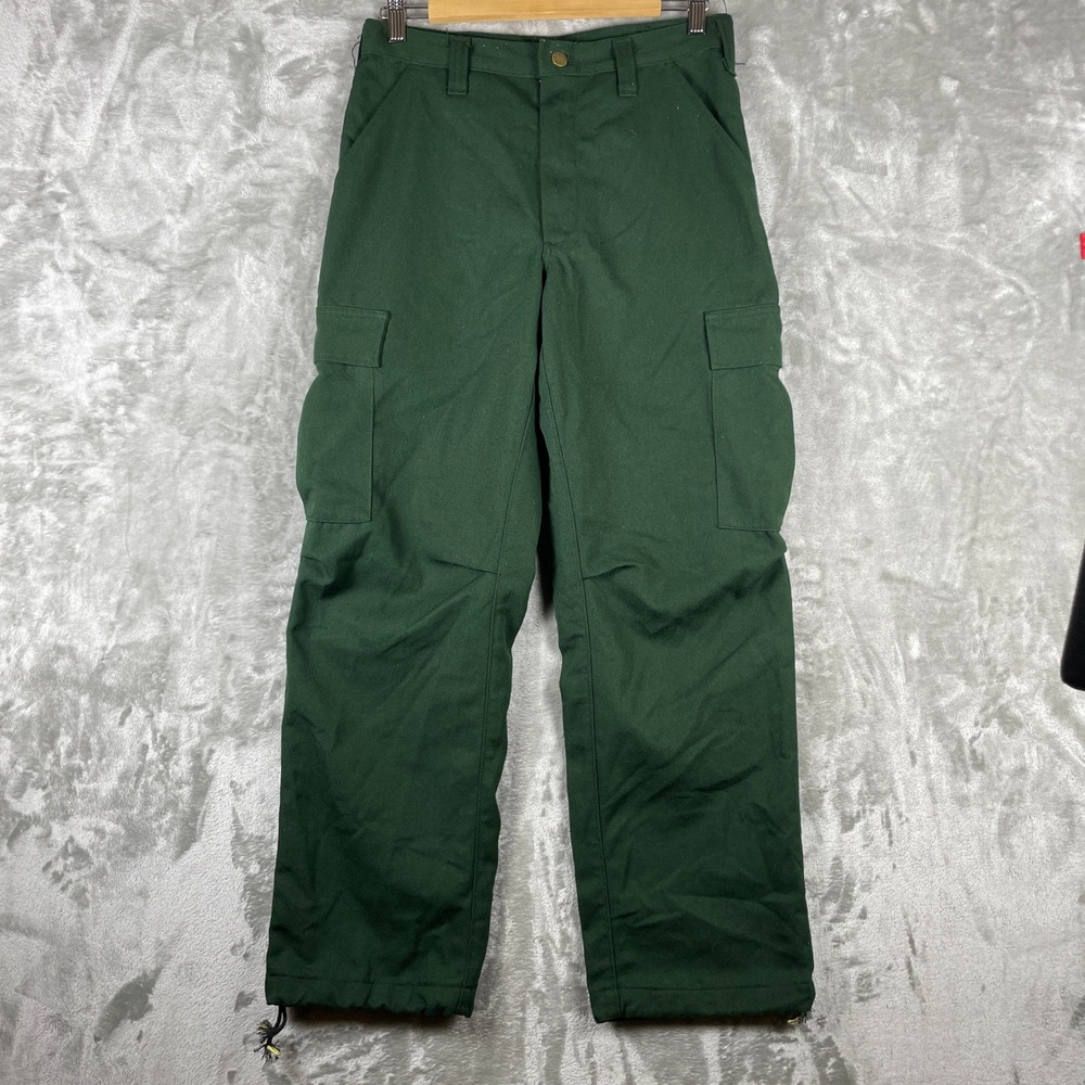 Vintage Wildland Fire Fighting Pants Men 26-30x30 Aramid Flame Resistant 1977